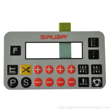 0.7mm Thickness  Sewing Machine Membrane Switch